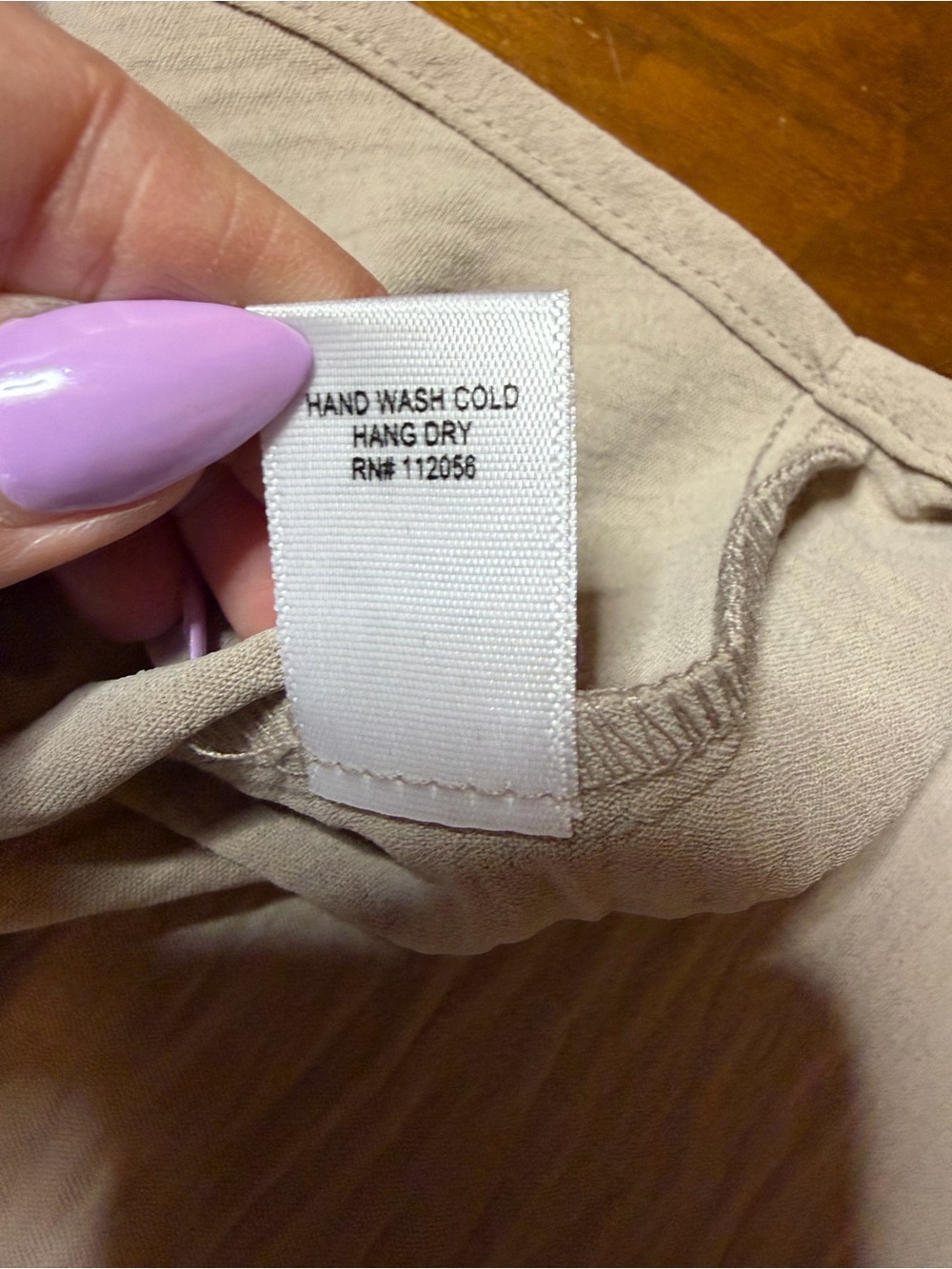 NWOT Zenana L Taupe Textured Polo Top | Collared V-Notch Neck | Curved Hem - Picture 7 of 7